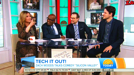 Tech It Out! Zach Woods on the Today Show (May 11, 2017)