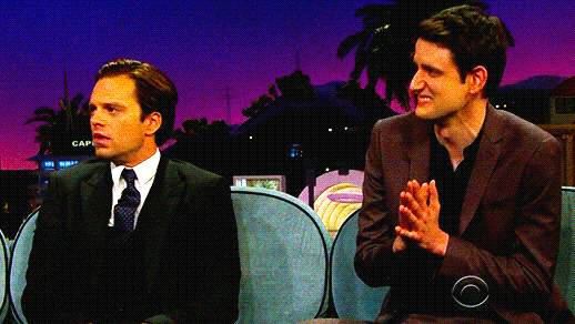 Zach Woods (and Sebastian Stan) on The Late Late Show with James