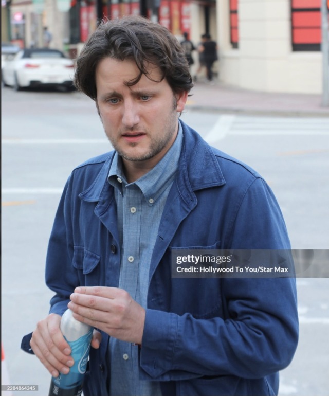 Zach Woods arriving at the premiere of The Hawk on July 9, 2026 in LA
