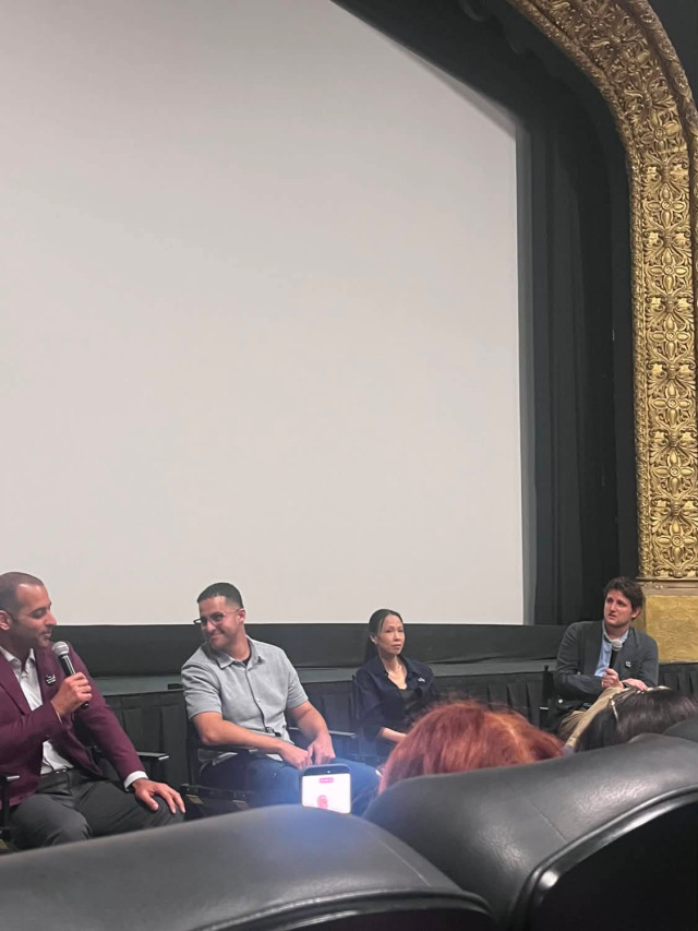 From tonight’s screening of American Doctor at Laemmle Royal in LA