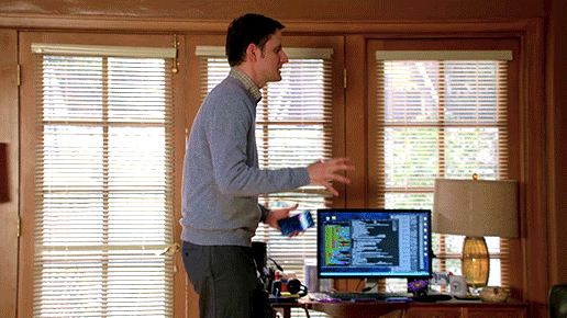 Zach Woods Jared being ignored Silicon Valley, Season 1 Episode 5