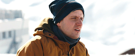 Z a c h W o o d s a s Z a c h Downhill (2020) dir. by Jim Rash, Nat